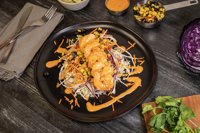 Bang Bang Shrimp Taco Bowl Low Carb