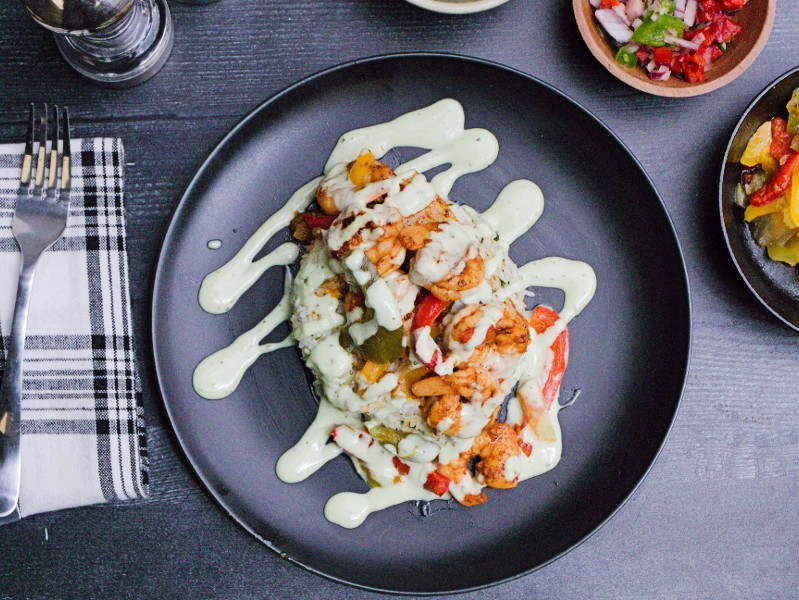Clean Eats Meal Prep Shrimp Fajita