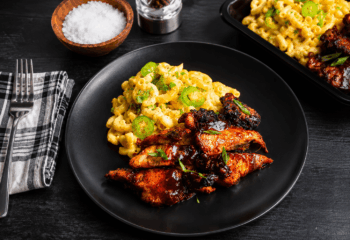 BBQ Chicken w/ Jalapeño Mac & Cheese BBQ Chicken w/ Jalapeño Mac & Cheese