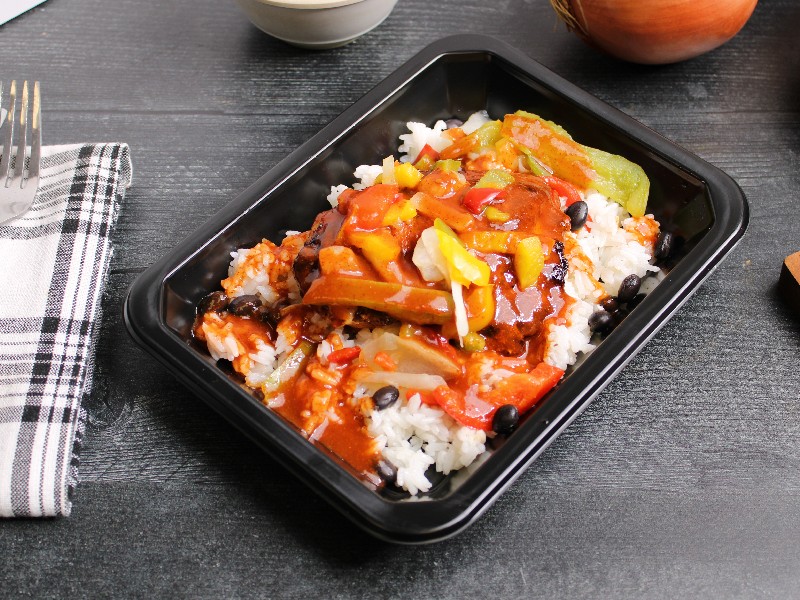 Clean Eats Meal Prep Chicken Enchilada Bowl