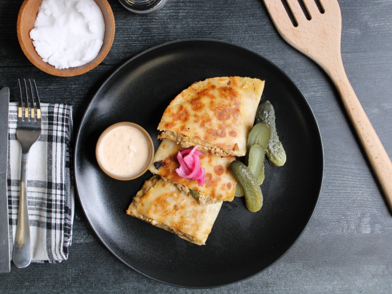 Clean Eats Meal Prep Clean Mac Quesadilla
