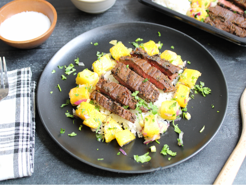 Clean Eats Meal Prep Caribbean steak