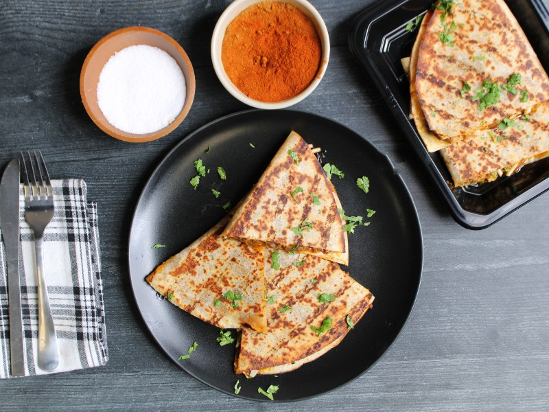 Clean Eats Meal Prep Saigon Street Beef Quesadilla